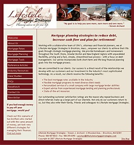 Lifestyle Mortgage Strategies Web Site